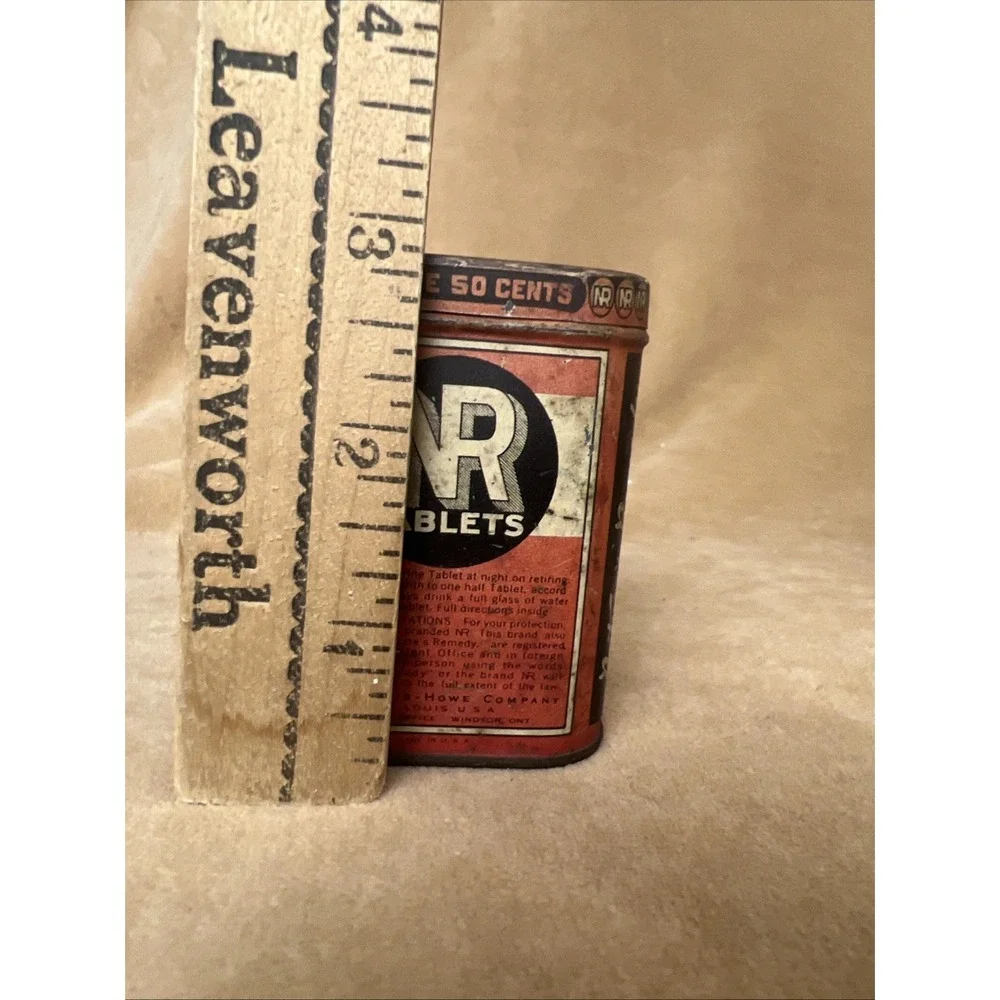 Vintage Advertising Tin NR- Tablets